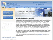 Tablet Screenshot of northernontario.sunbeltnetwork.com