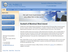 Tablet Screenshot of montrealwestisland.sunbeltnetwork.com